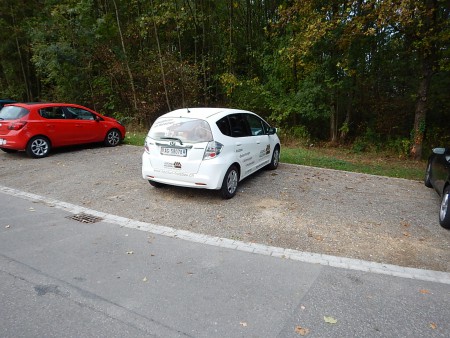 Und jede Runde ruft mein Auto leise: "Komm lass uns nach Hause fahren!"