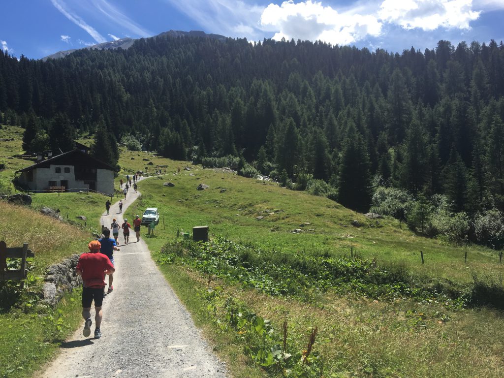 Der Anstieg zur Keschhütte beginnt nach Chants richtig